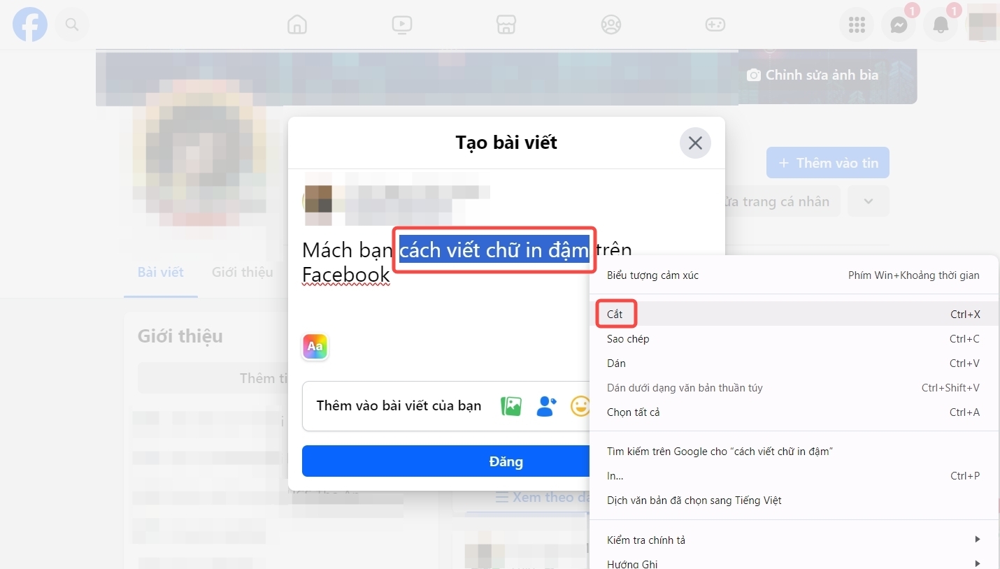 Cách viết chữ in đậm trên Facebook chuyên nghiệp để bài đăng của bạn trở nên ấn tượng
